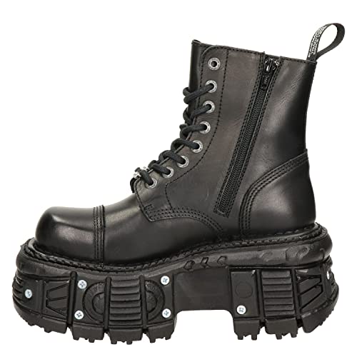 New Rock M-TANK083-C1 Stiefelletten/Boots Femmes Schwarz - 40 - Boots von New Rock