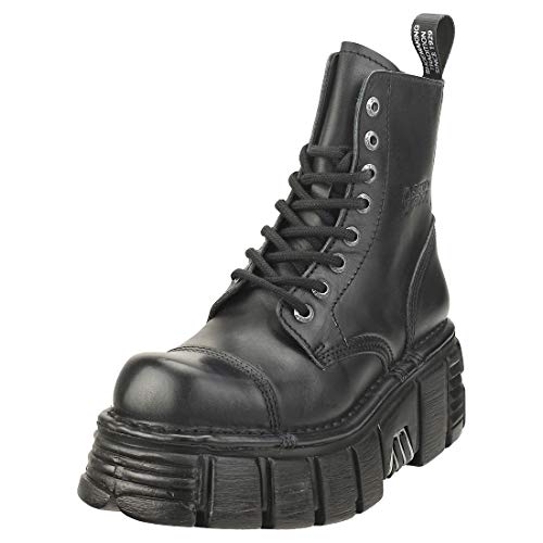 New Rock M.newmili083-s39 Stiefelletten/Boots Herren Schwarz - 36 - Boots Shoes von New Rock