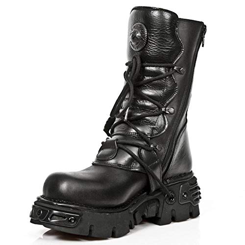 New Rock Metallic Schwarz Stiefel M.391-S18 von New Rock