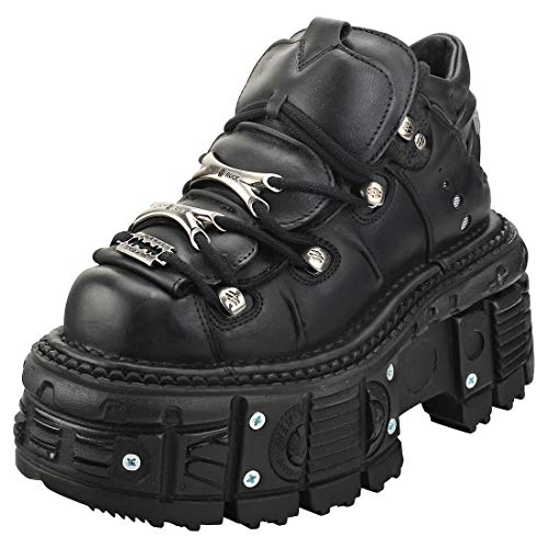 New Rock Milo Stiefelletten/Boots Hommes Schwarz - 37 - Boots von New Rock