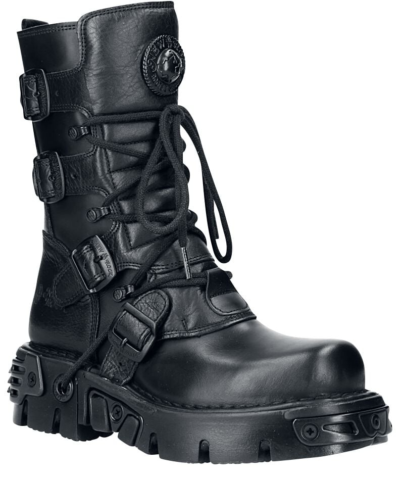 New Rock Nomada Black Stiefel schwarz in EU47 von New Rock