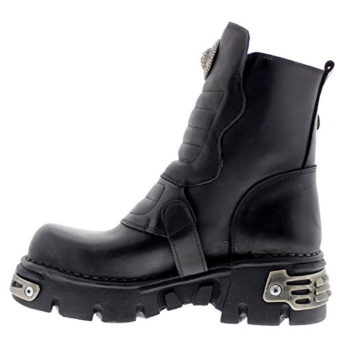 New Rock M-1482x-s1 Motorradstiefel Unisex Erwachsene, Schwarz - Schwarz - Größe: 39 EU von New Rock