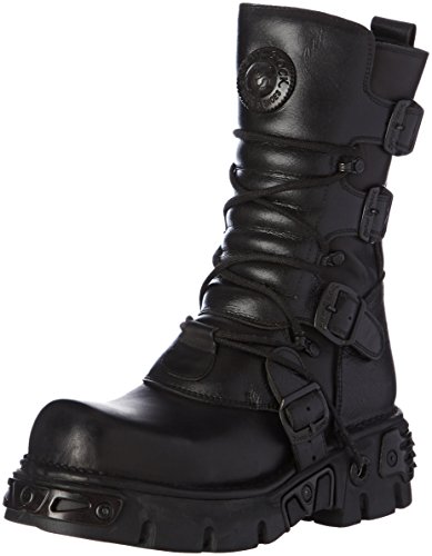 New Rock Unisex M 373 S18 Motorradstiefel, Schwarz, 43 EU von New Rock