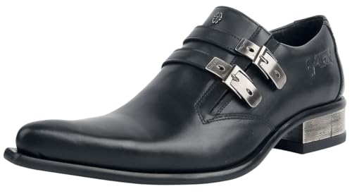 New Rock VIP Cuerolite Männer Halbschuh schwarz EU45 Leder Biker, Rockwear von New Rock