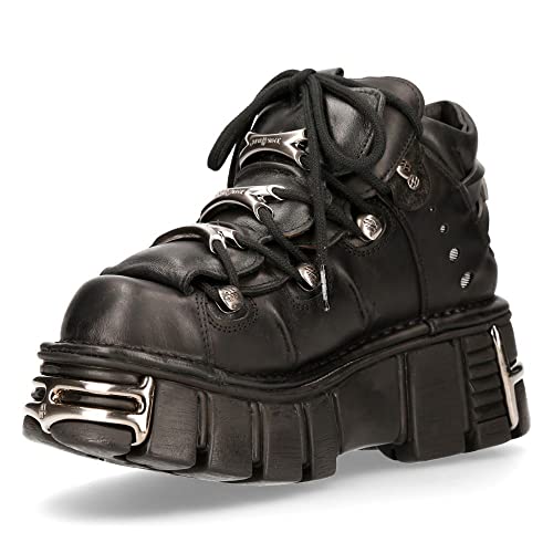 new rock m.106-s1 Tower Unisex Stiefel Echtleder Herren Damen Design Gothic Boots von New Rock