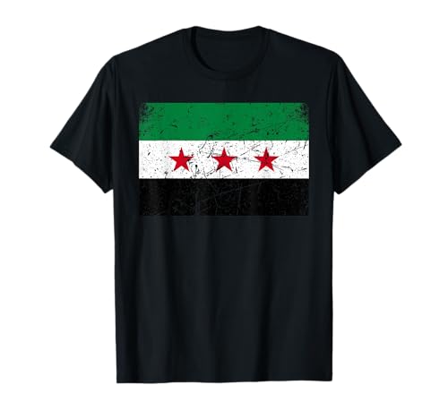 New Syrien Flag Graphic for Men Women Kids T-Shirt von New Syria Flag Graphic Store