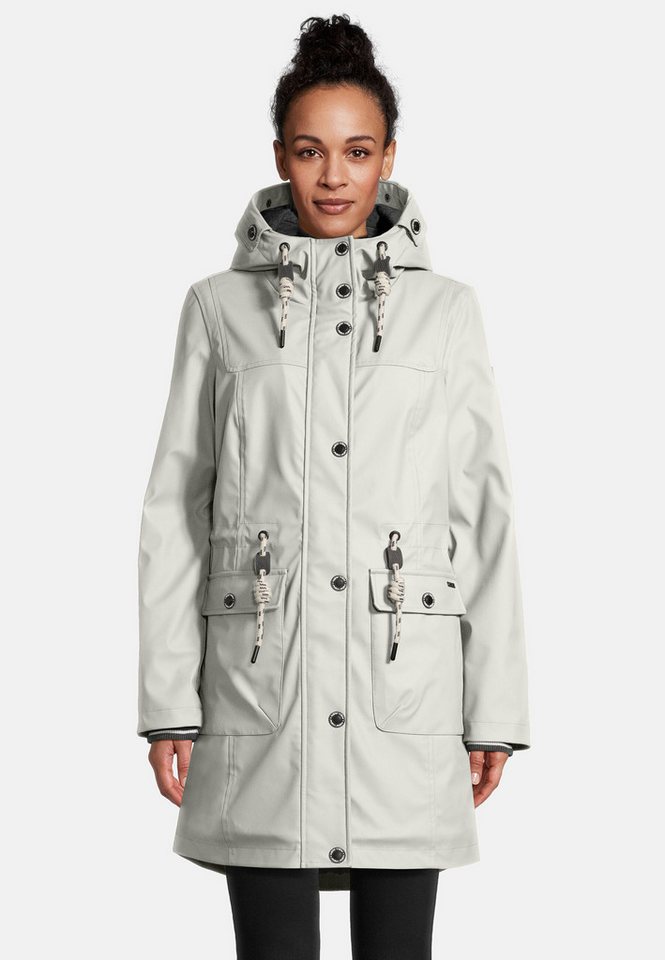 New View Regenjacke Lillie mit weitenregulierbarer Kapuze von New View