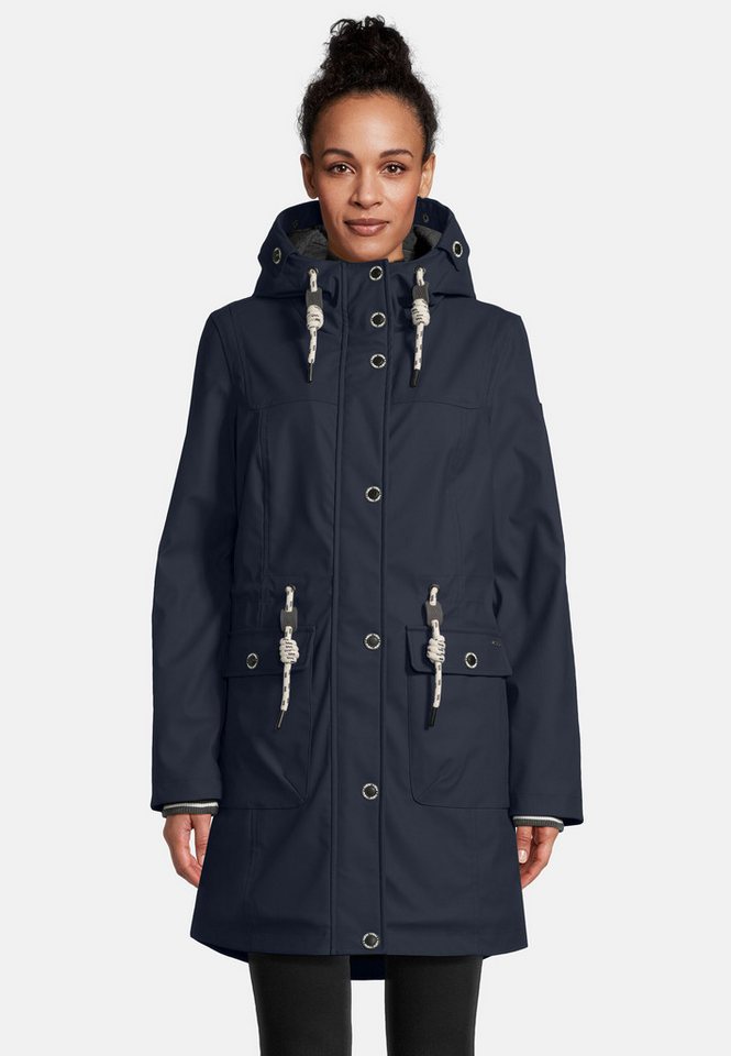 New View Regenjacke Lillie mit weitenregulierbarer Kapuze von New View