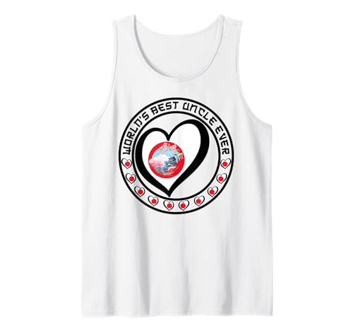 Herren Der Weltbeste Onkel Aller Zeiten ist stolz darauf, japanischer Onkel zu Sein. Cool Uncle Tank Top von New Year Celebrations Shogatsu Golden Week Holiday