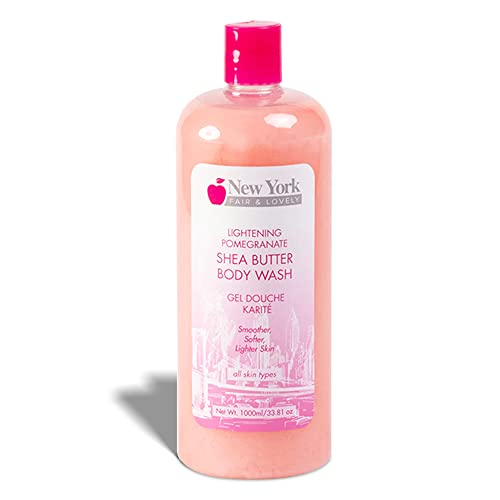New York Fair & Lovely Hautaufhellung Duschgel, 1000 ml, Hautaufhellung, für Männer und Frauen, mit Sheabutter und Aprikose von New York FAIR AND LOVELY