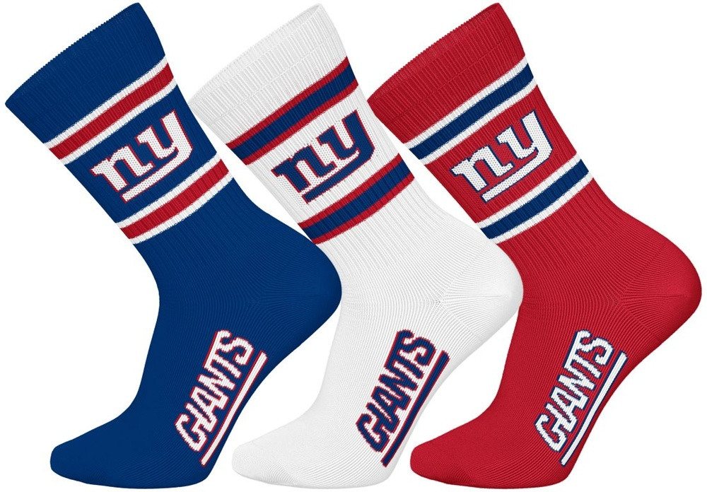 New York Giants Socken 3pk Crew Socks New York Giants Socken 3pk Crew Socks von New York Giants