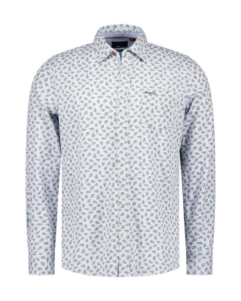 New Zealand Auckland Langarmhemd 97CO3EA von New Zealand Auckland