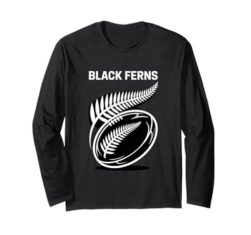 Neuseeland Rugby Damen Rugby Black Ferns Herren Langarmshirt von New Zealand Women Rugby new tees Black Ferns kids