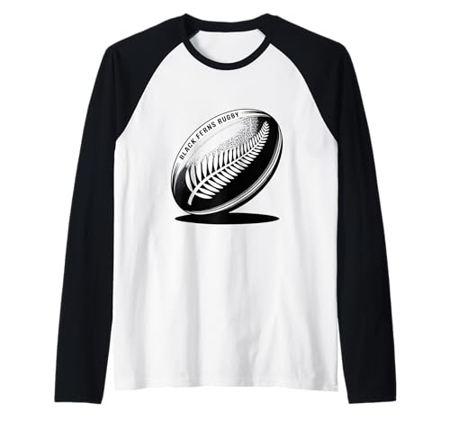 Neuseeland Rugby Damen Rugby Black Ferns Herren Raglan von New Zealand Women Rugby new tees Black Ferns kids