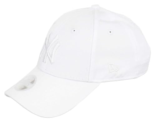 New Era New York Yankees MLB Cap 9Forty Damen verstellbar Weiss - One-Size von New Era