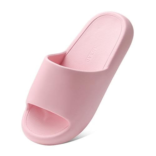 New front Damen sommer Hausschuhe weiche wolken Sandalen Badeschuhe slipper Eva Badelatschen Pantoffeln für Schwimm Pools Urlaub Strand Urlaub Beach Surfen Wandern, Rosa, 37-38 von New front