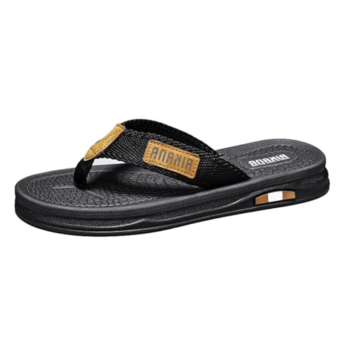 New front Herren Flipflops Damen Zehentrenner Jungen sommer Hausschuhe Pantoffeln für Strand Beach Urlaub Wandern Sommerschuhe V2 Sandalen Surfen Spaziergang, Grau, 39 von New front
