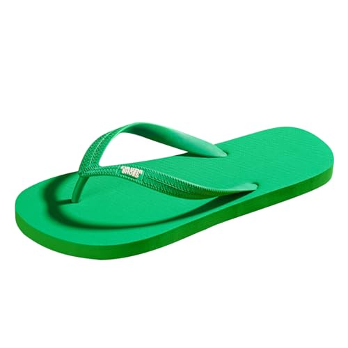 New front Sommer Herren Flipflops Männer V2 Sandalen Zehentrenner Hausschuhe Slipper Jungen Slides für Strand Urlaub Wandern Wasserpark Pools Schwimm Klettern, Grün, 42 von New front