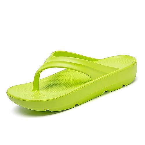 New front unisex Badelatschen Herren Damen Jungen Pantoffel Flip-flops Zehentrenner Slides Espadrilles Badenschuhe Hausschuhe Sommerschuhe Arbeit Alltag Zuhause Wandern Strand Wasserpark, Grün, 39 von New front