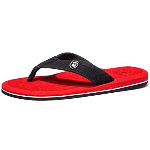 NewDenBer NDB Classic Plush Unisex-Erwachsene II Sandalen (39 EU, Rot) von NewDenBer