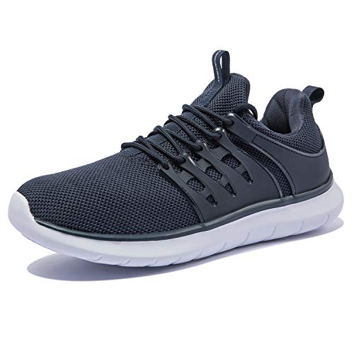 NewDenBer Sportschuhe Herren Atmungsaktiv Turnschuhe Leichtes Sneaker Laufschuhe (40 EU, Dunkelblau) von NewDenBer