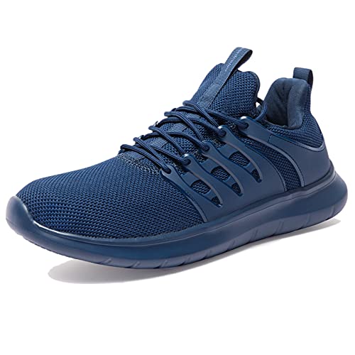 NewDenBer Sportschuhe Herren Atmungsaktiv Turnschuhe Leichtes Sneaker Laufschuhe (42 EU, Blau) von NewDenBer