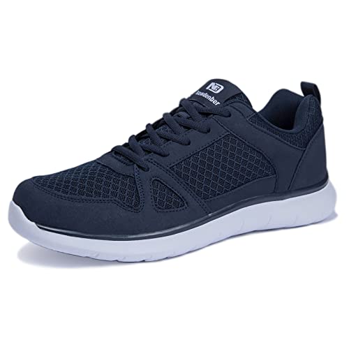 NewDenBer Sportschuhe Herren Freizeit Turnschuhe Leichtes Sneaker Laufschuhe (40 EU, Dunkelblau/Navy) von NewDenBer