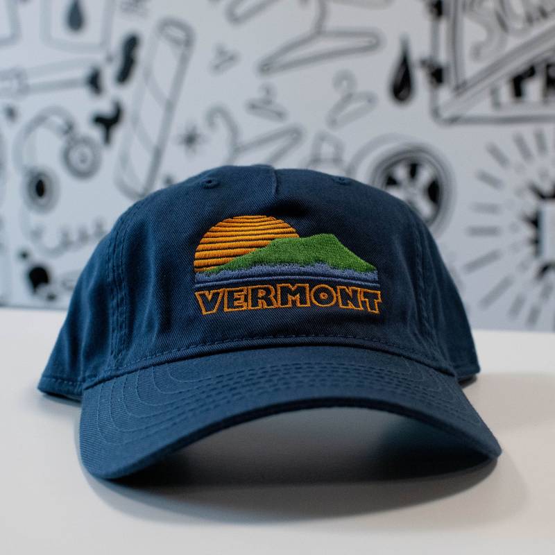 Vermont Sunset Design - Weicher Baumwollhut 5 Panel Hut Baseball Geschenk Für Ihn Vatertagsgeschenk von NewDuds