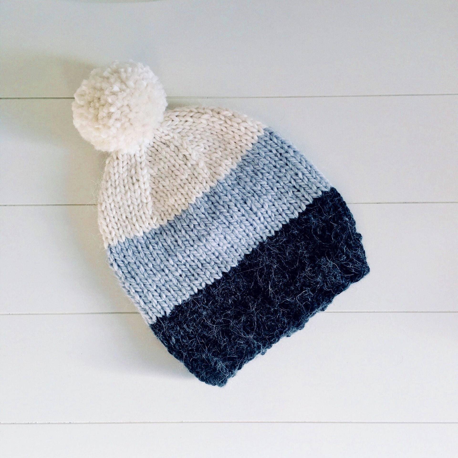 Alpaka Wolle // Strickmütze Damen, Pom Pom, Herren, Kinder, Alpaka Mütze Luxusstrick, Bommelmütze von NewEnglandKnitCo