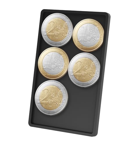 NewGround Designs Slim Wallet Münzfach – Kompaktes Münzfach im Kreditkartenformat – Passend für Slim Wallets & Kartenetuis – Für Münzen, Schlüssel & Geldscheine – Leicht & Robust von NewGround Designs