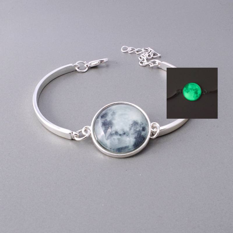 Monde Glow in The Dark Armband Für Frauen Glowing Moon Phase Schmuck von NewJewelleryStory