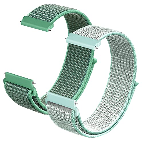 NewJourney 2Pack Kompatibel mit Anio 5 Armband Ersatz, 20mm Kinder SmartWatch Band Ersatz (MintGrün+Teal) von NewJourney