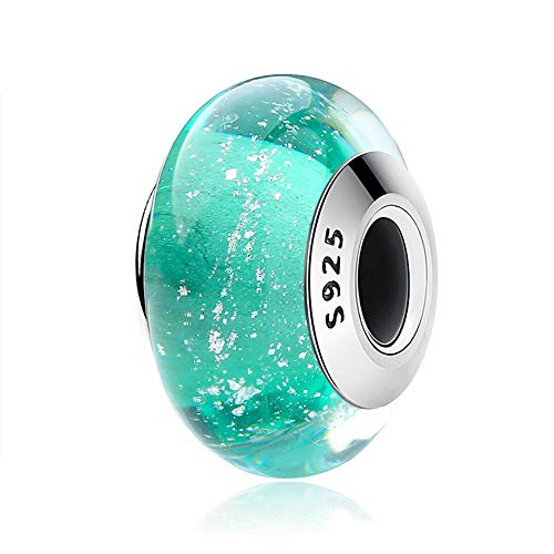 100 % Sterlingsilber Ariel's charakteristische Farbe Muranoglas-Perlen passend für Charm-Armband, authentischer Silberschmuck S925 von NewL