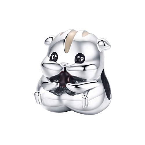 NewL Animal Collection 925 Sterling Silber Schöne Hamster Perlen passen Charms Armbänder & Armreifen DIY Schmuckherstellung von NewL