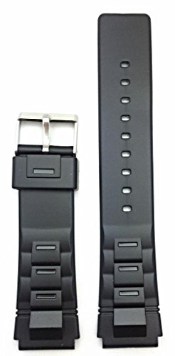 20 mm schwarzes Gummi-Uhrenarmband – bequemes und langlebiges PVC-Material von NewLife