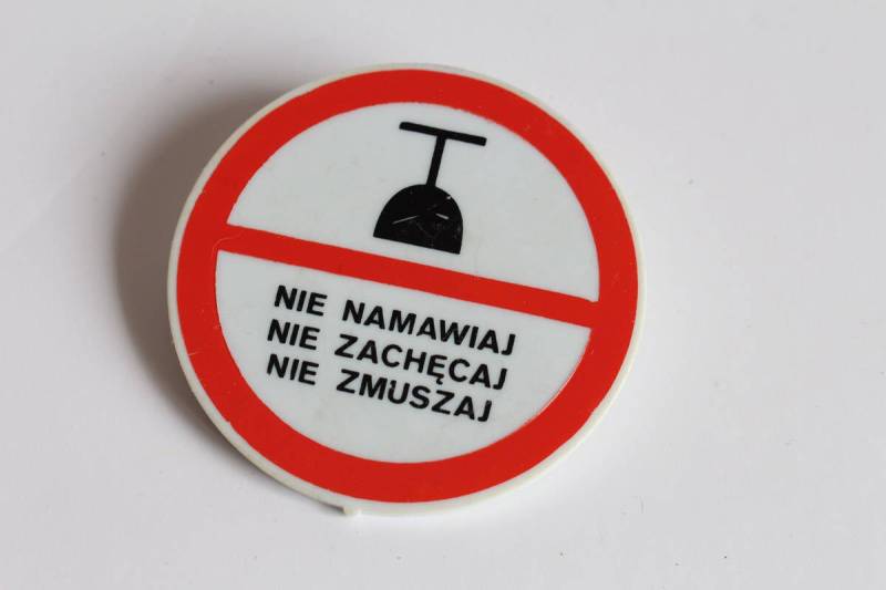 Nicht Trinken-Pin/Pin Gegen Alcohol_Warning Sign Zeichen Kein Trinkwasser von NewLifeForEverything