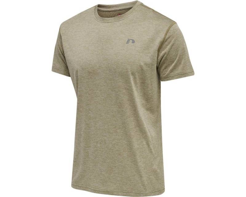 NewLine Kurzarmshirt MEN STATEMENT T-SHIRT S/S WINTER TWIG MELANGE von NewLine