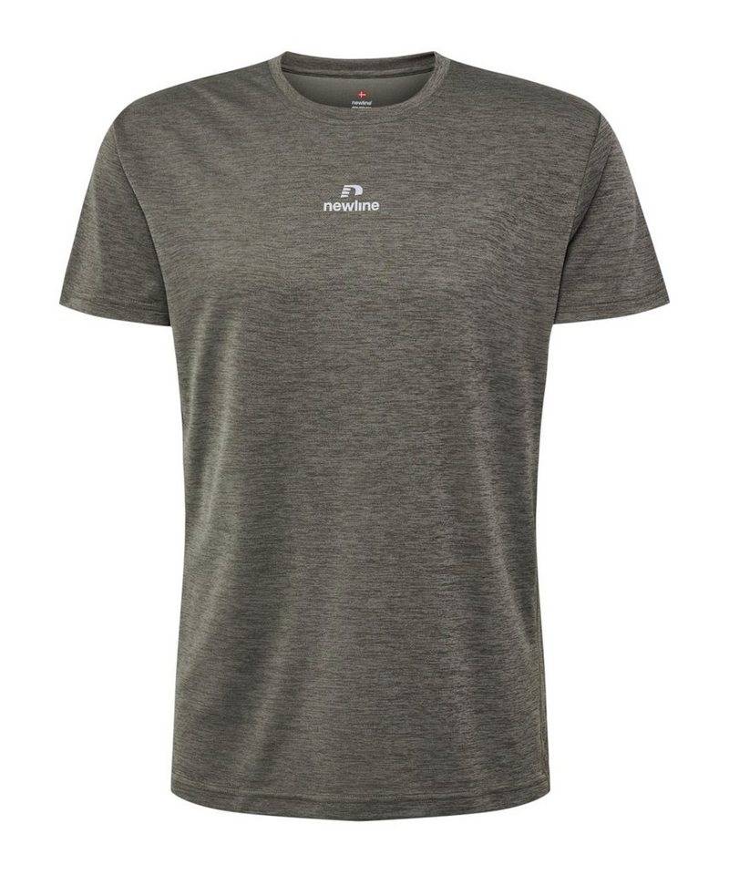 NewLine T-Shirt Newline nwlPACE Melange T-Shirt Kurzarm-Shirts Polyester von NewLine