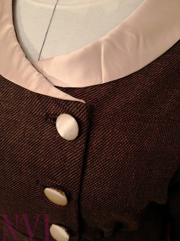 Nvl 1930Er Repro Seide Doppelreihiges Boothalskleid Plus Size von NewVintageLady