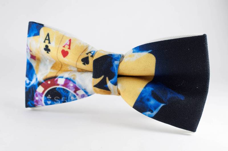 Ace Bowtie, Poker Bowtie, Geschenk Für Spieler von NewWayCreationDesign