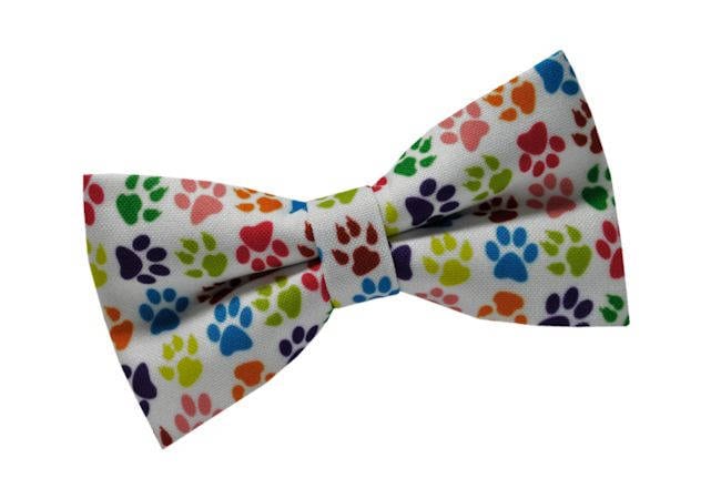 Bunte Pfoten Print Fliege - Tierliebhaber von NewWayCreationDesign