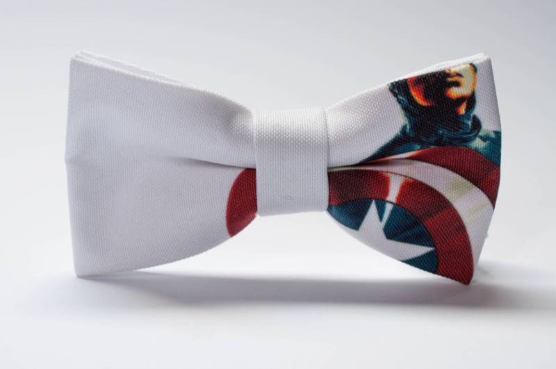 Captain America Fliege, Superheld Fliege Avengers Geschenk von NewWayCreationDesign