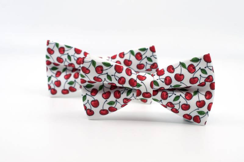 Geschenk Mit Kirsche, Vegane Fliege, Obstfliege von NewWayCreationDesign