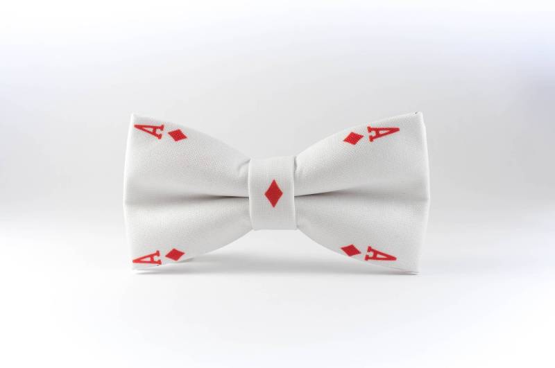 Karo Fliege Handgemachte Poker Karten Fliege von NewWayCreationDesign