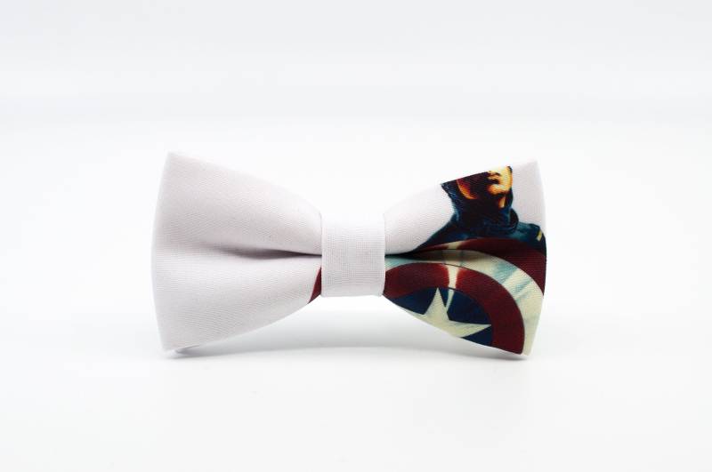 Kinder Fliege, Partybegleiter, Captain America Fliege von NewWayCreationDesign