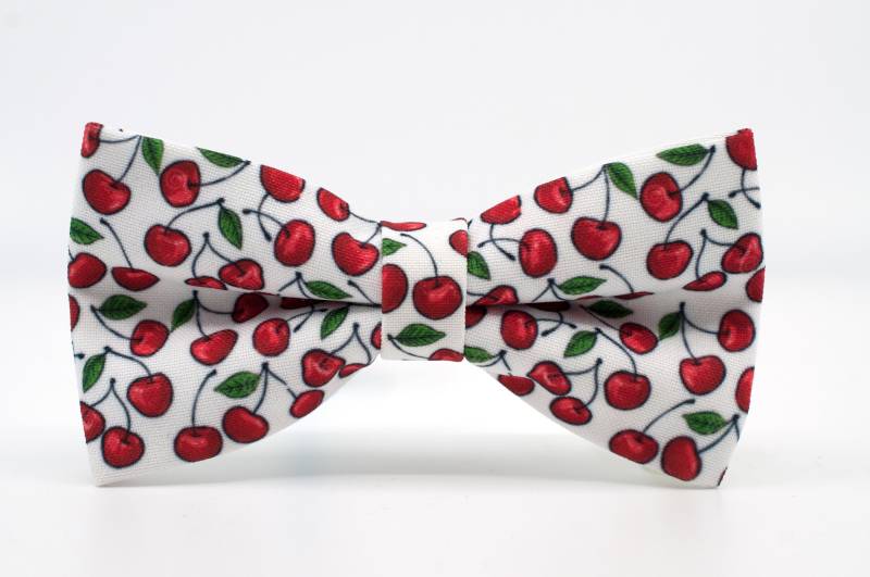 Kirsch Fliege, Vegan Geschenk, Rote Fliegen Für Hochzeiten von NewWayCreationDesign