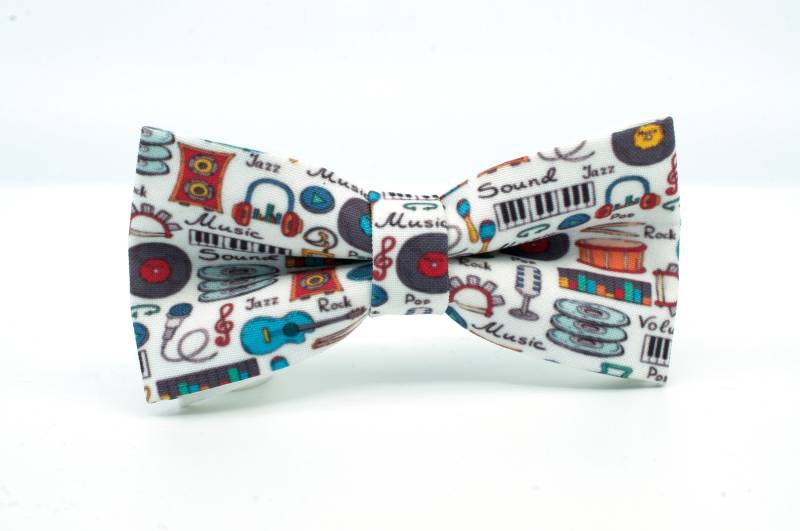 Musik Schleife Krawatten, Instrumente Liebhaber Geschenk von NewWayCreationDesign