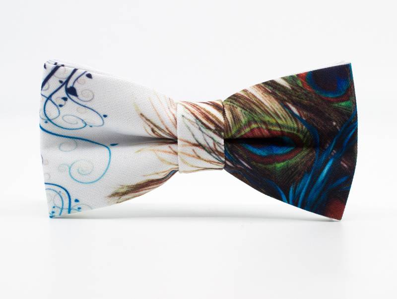 Pfau Fliegen Set Vater Und Sohn Hochzeitsfliegen von NewWayCreationDesign