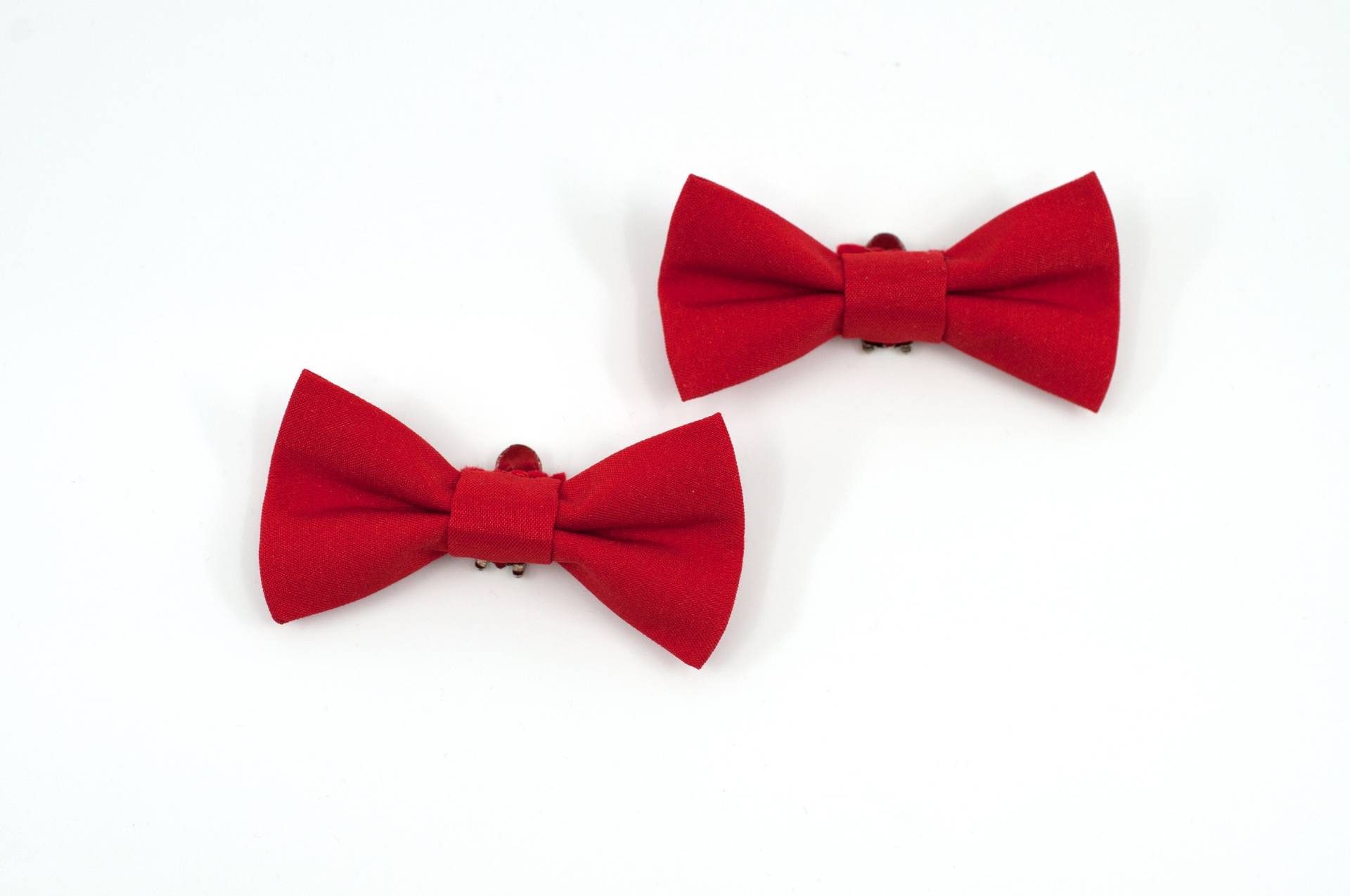 Rote Satin-Schuhclip Schleifen Preppy Schuhzubehör von NewWayCreationDesign