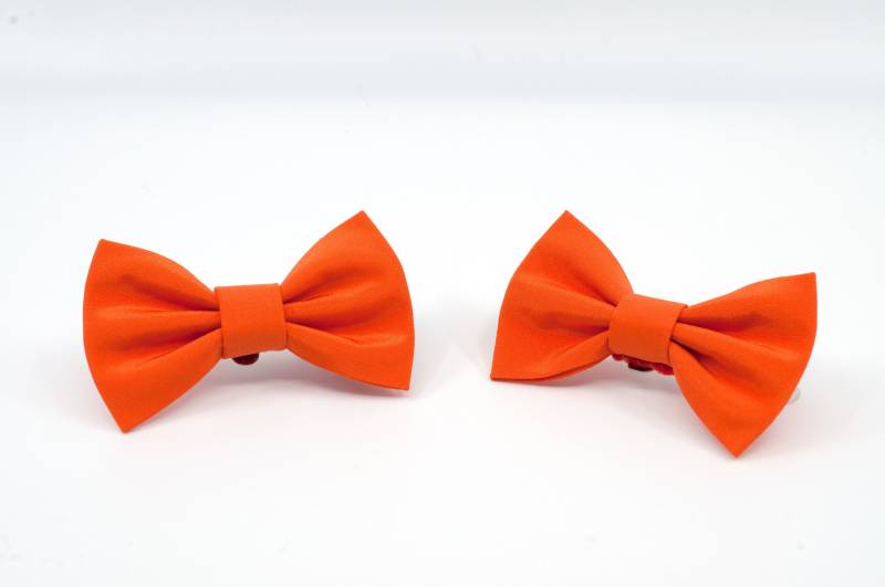 Schleifen Schuhclips Orange Hochzeitsdekoration von NewWayCreationDesign